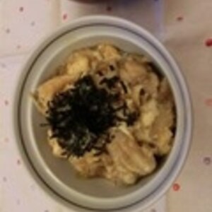 甘くないよ　ささみの親子丼♬